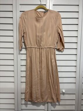 Solika Women's Drawstring Waist Dress - Blush